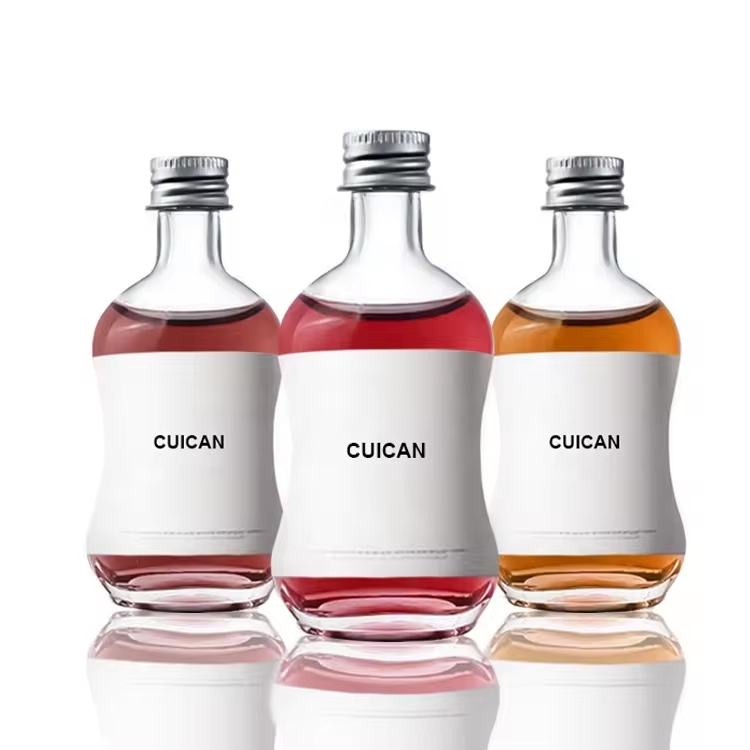 50ML Mini Liquor Wine Juice Glass Bottle