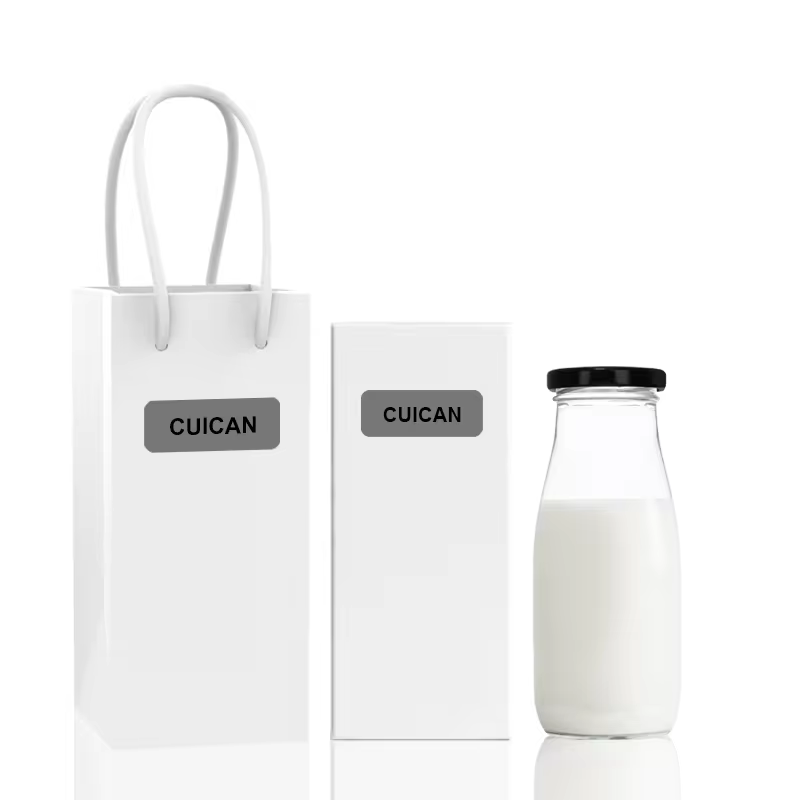 200ml 250ml 500ml 1000ml Square Milk Glass Bottle Wholesale