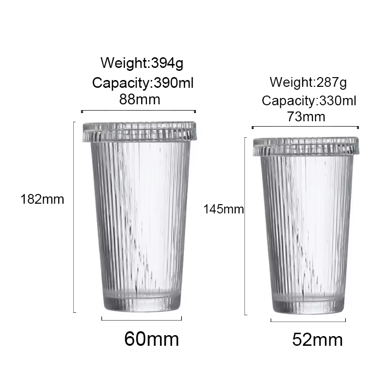 Glass coffee cups wholesale