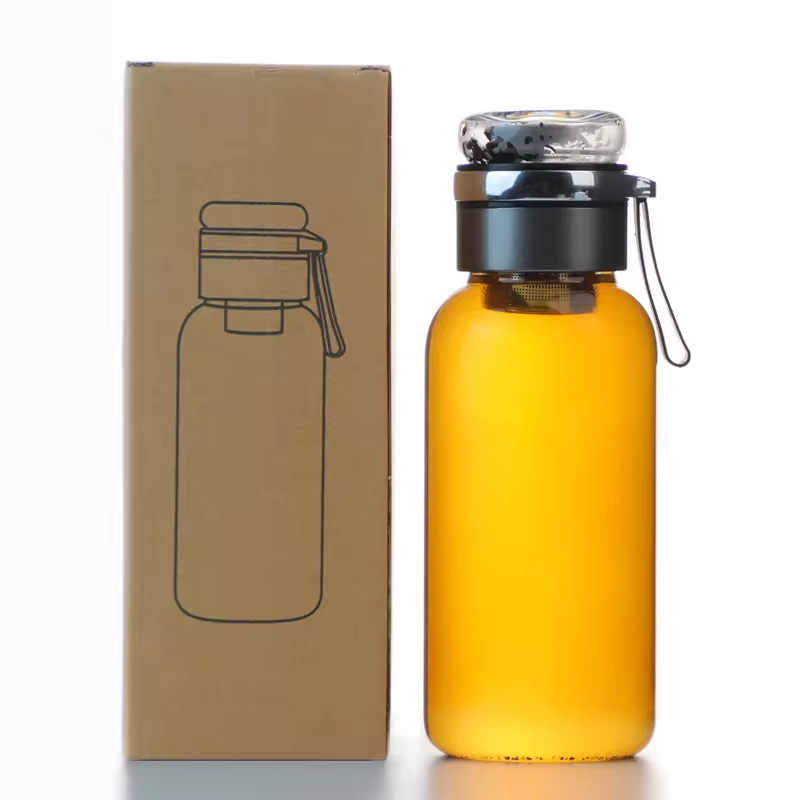 Wholesale 950ml glass water bottle