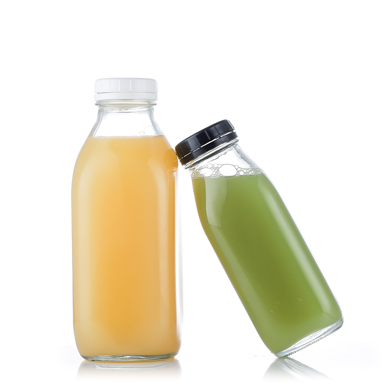Custom Glass Juice Bottle with Tamper Proof Lids,250ml,300ml,500ml,1000ml