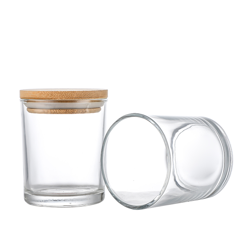 Custom Clear Glass Candle Holder