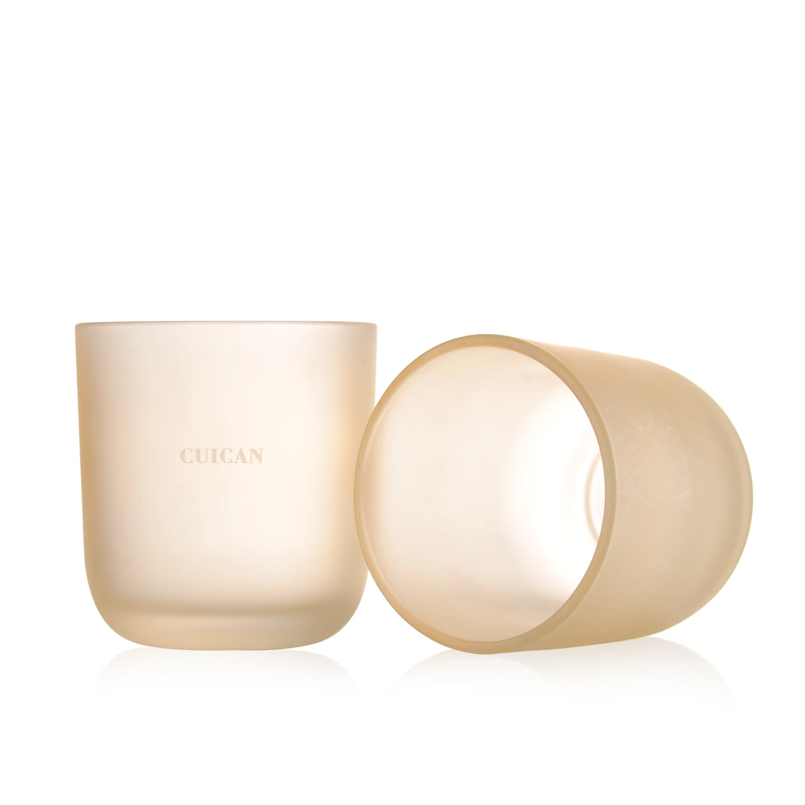Custom 300ml Round Bottom Glass Candle Jar