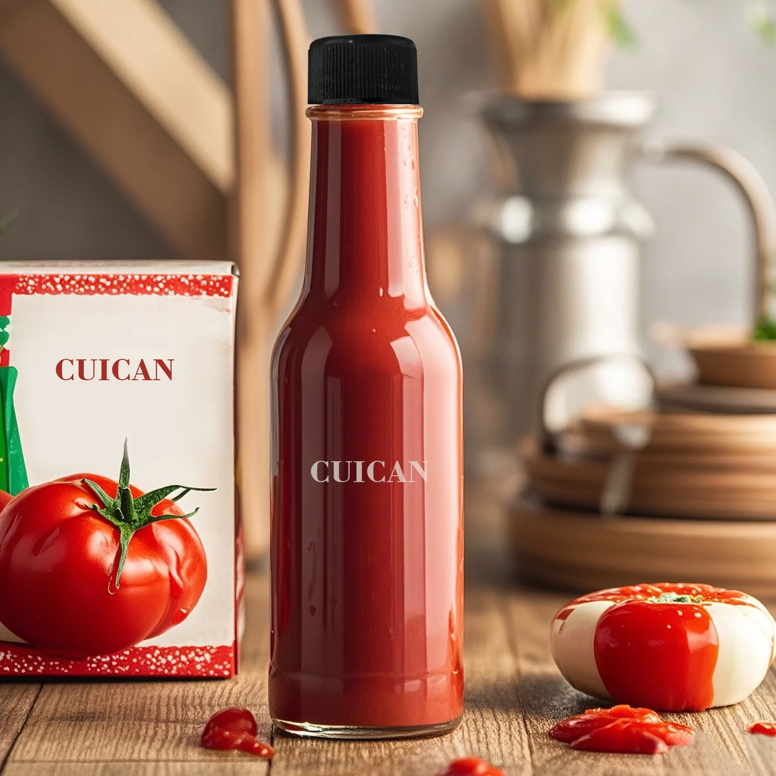 Wholesale Ketchup Glass Bottle,3oz,5oz,8oz
