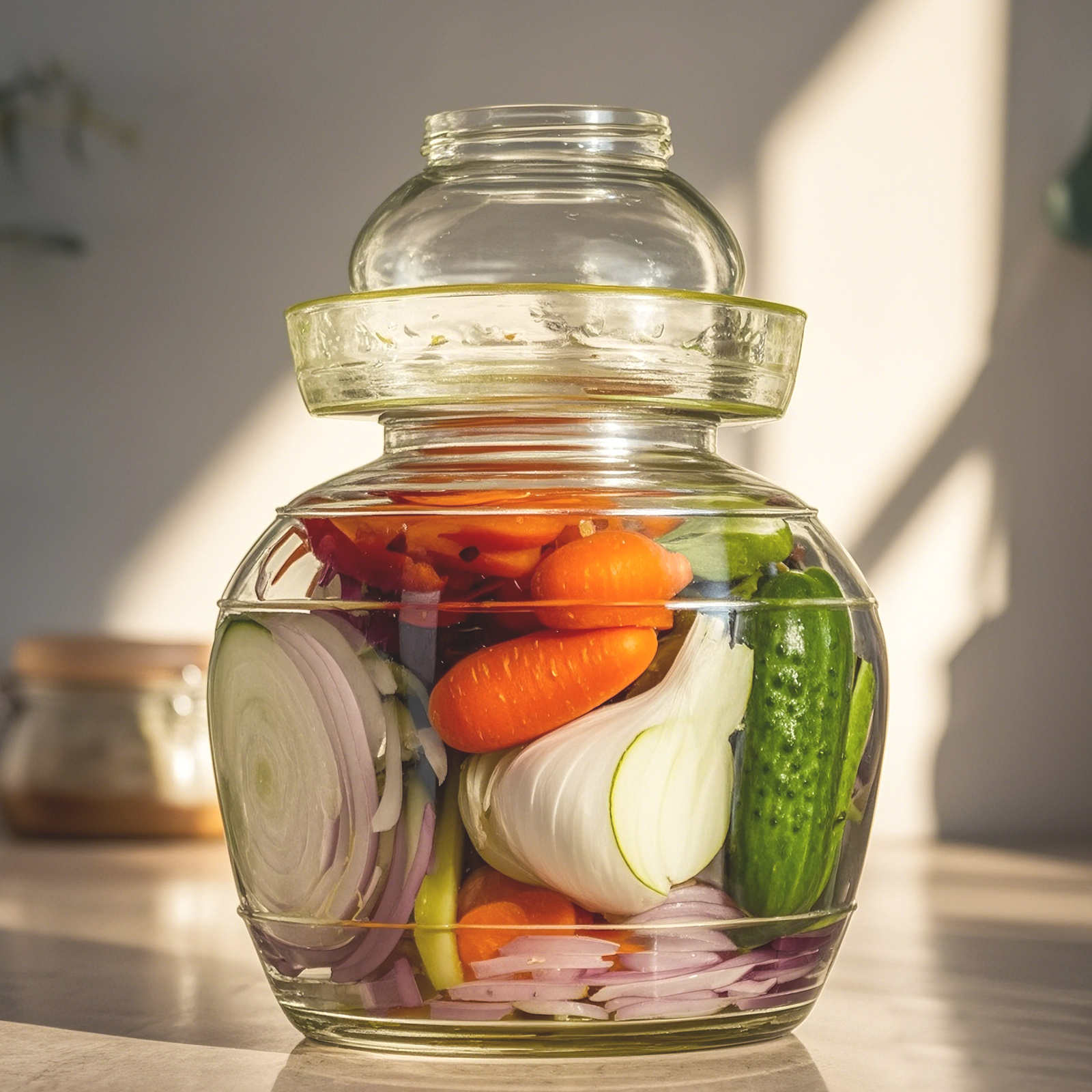 Custom Wholesale Glass Food Jar, 2.5L,5L,7.5L,10L