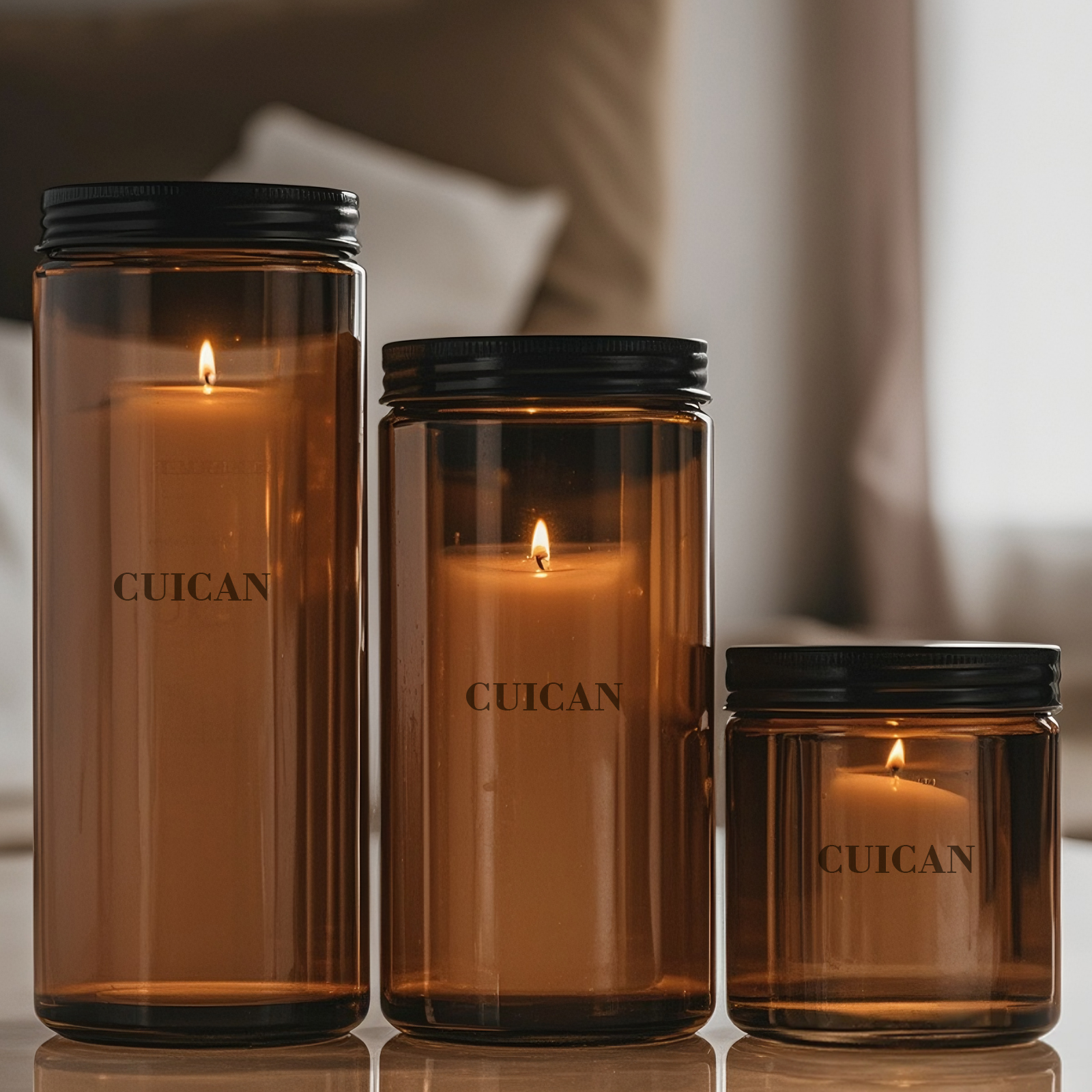 Wholesale Glass Candle Jar,500ml,1000ml,1200ml