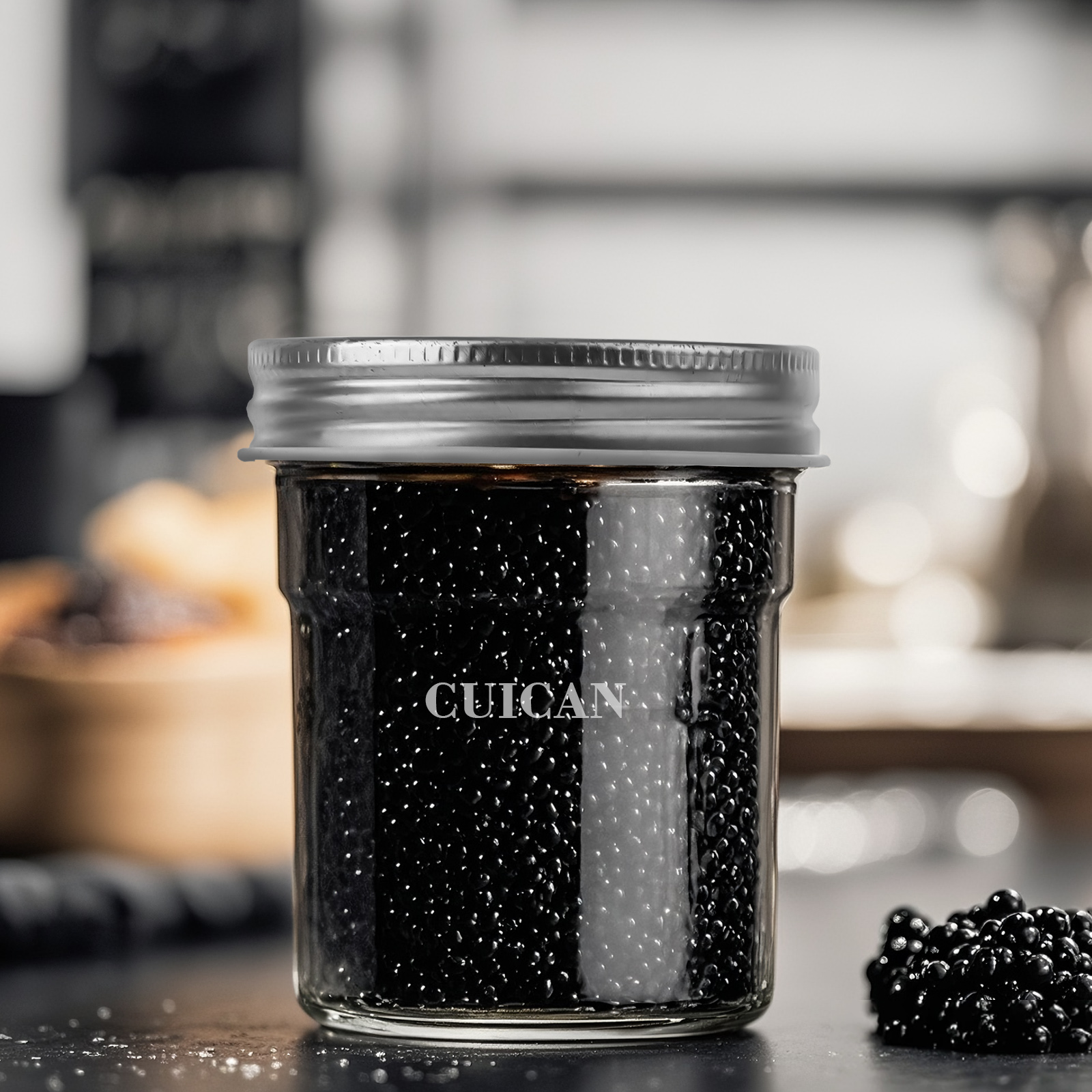 Wholesale Glass Food Jar,40ml,110ml,145ml,210ml,300ml,450ml