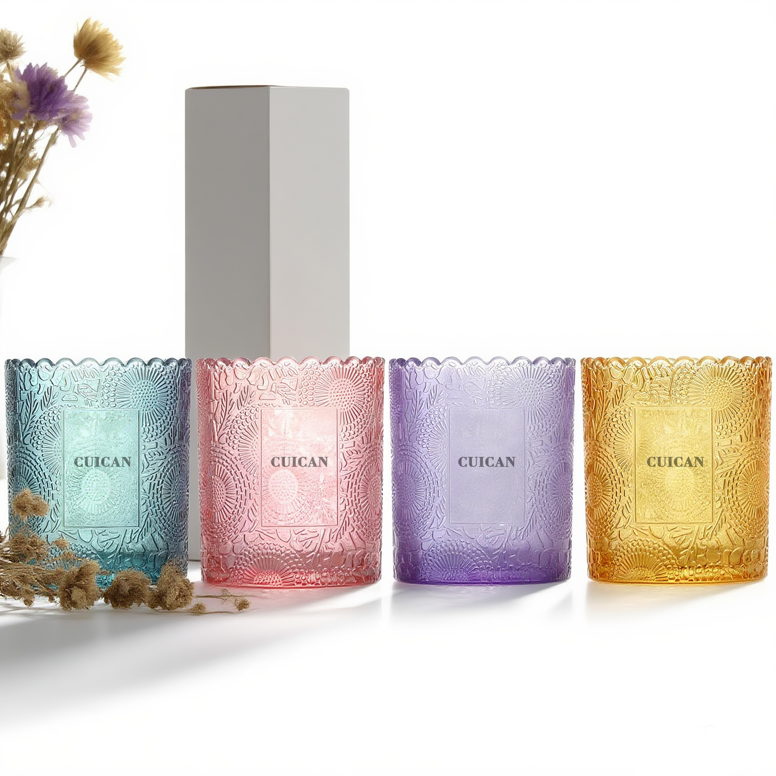 Wholesale 300ml Glass Candle Jar