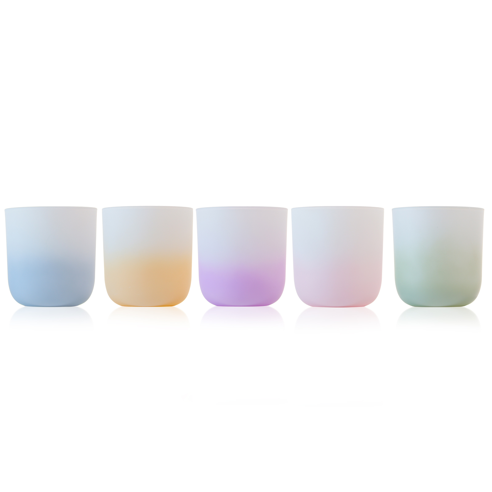 Custom Color 380ml Glass Candle Container