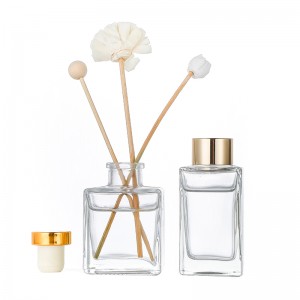 China Most popular empty square reed diffuser bottle manufacturers