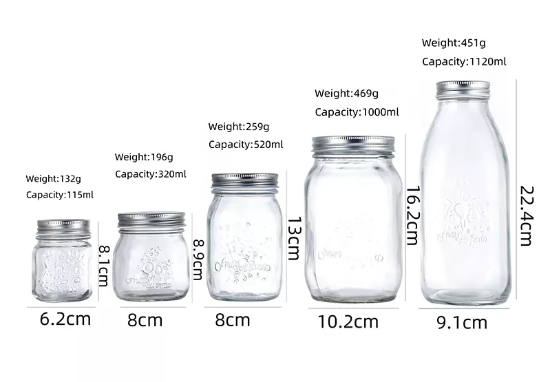 Buy Wholesale China 4oz Mini Mason Jars Bulk Wholesale Glass Food Jars  Glass Jam Jars With Two Pieces Metal Lid & Glass Jars at USD 0.32