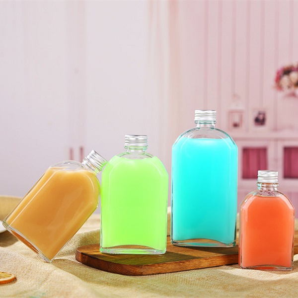 Factory wholesale Wholesale Clear Glass Spray Bottles - 500ml glass juice bottles wholesale Cui Can Glass