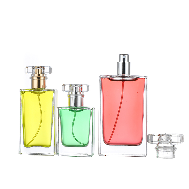 18 Years Factory  Clear Cosmetic Bottles  - 32ml 53ml 102ml Customize Wholesale Luxury Packaging Empty Spray Glass Perfume Bottle Threaded with box Cui Can Glass
