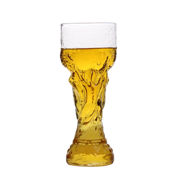 Special Unique World Cup-Qatar 2022 Emblem Shaped Beer Glasses