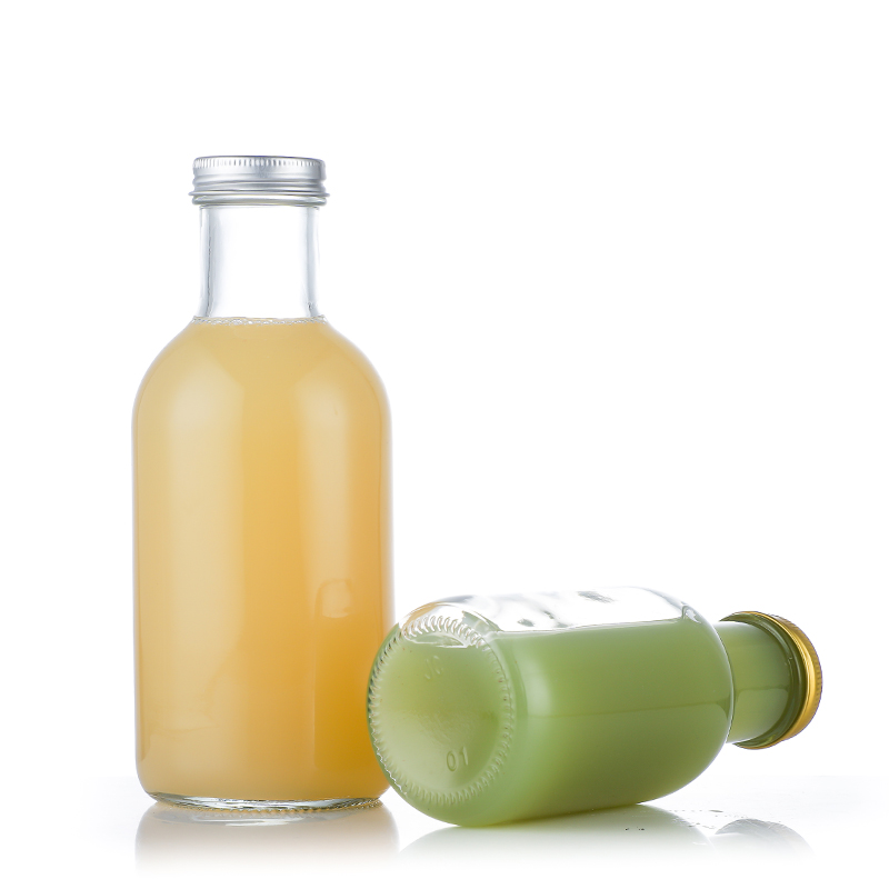 Competitive Price for Perfume Bottles Wholesale - Wholesale 250ML 350ML 500MLjuice bottles with capCui Can Glass detail pictures