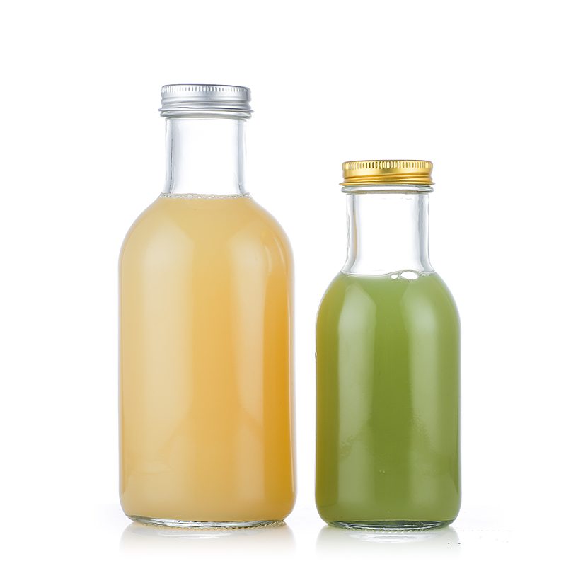 Competitive Price for Perfume Bottles Wholesale - Wholesale 250ML 350ML 500MLjuice bottles with capCui Can Glass detail pictures