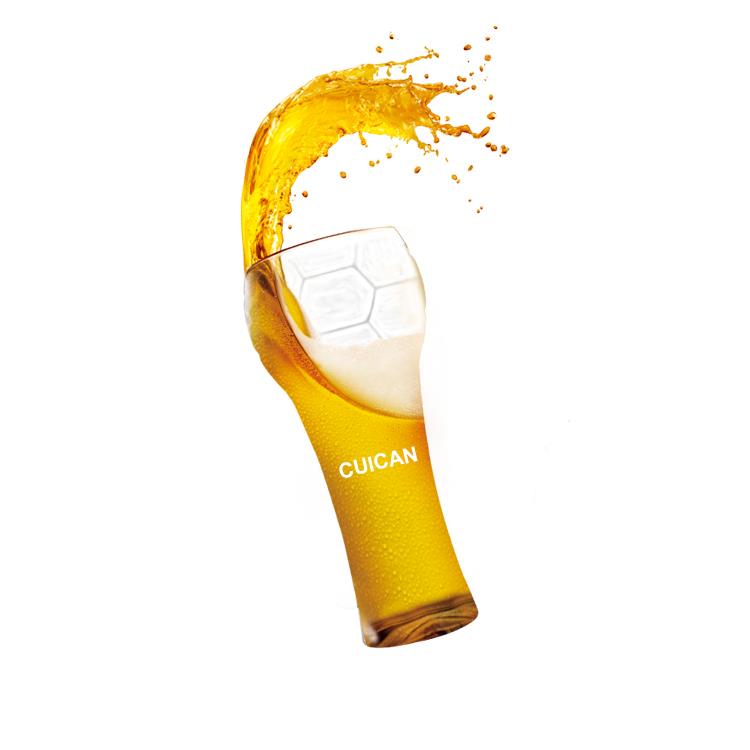 2022 World cup Football glass beer cup 450ml wholesale (3)