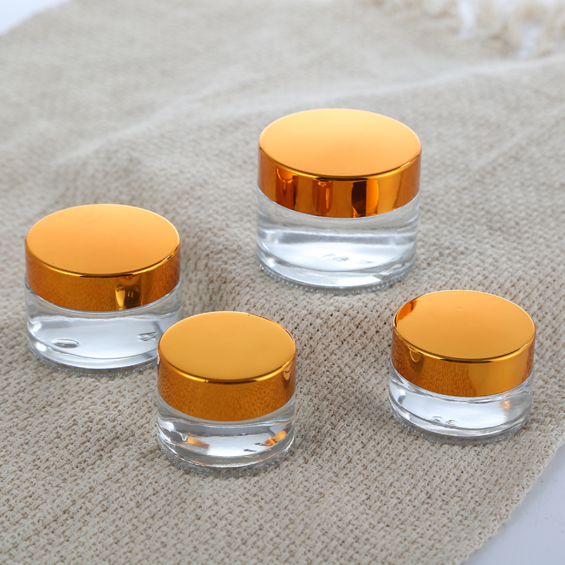 Cheapest Price Airless Pump Cosmetic Packaging- 50ml empty round frosted glass cosmetics cream glass bottles Cui Can Glass detail pictures