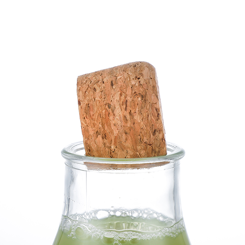 glass juice bottles with cap