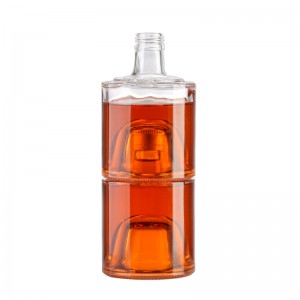 wholesale round shape fruit wine bottle