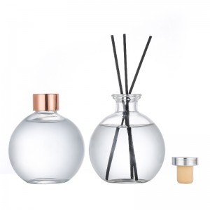 Sphere glass reed diffuser bottle