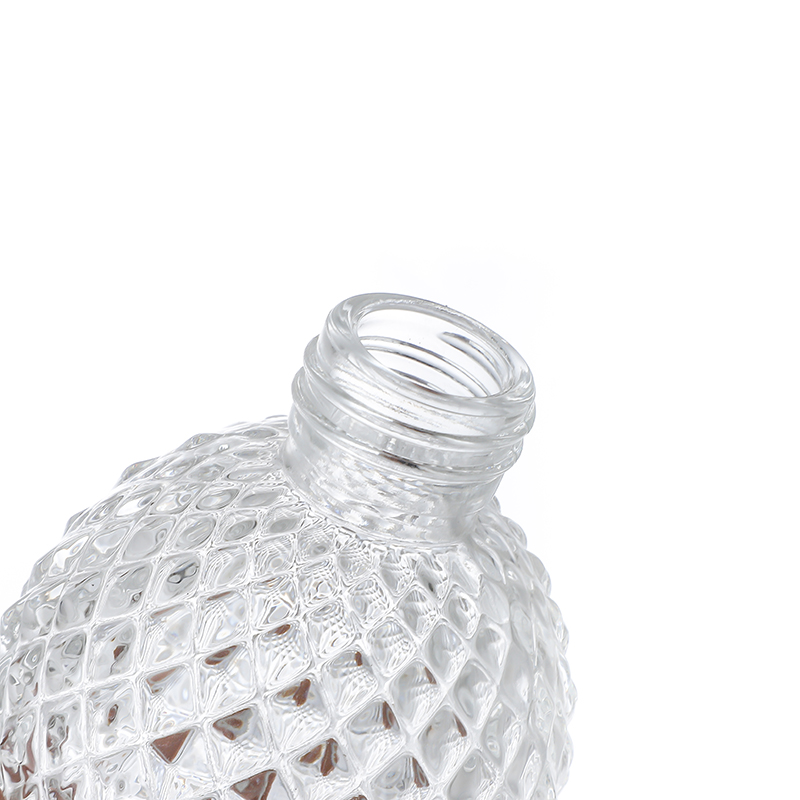 Hot sale Glass Cosmetic Jars Wholesale - round shape empty diffuser bottles wholesale Cui Can Glass detail pictures