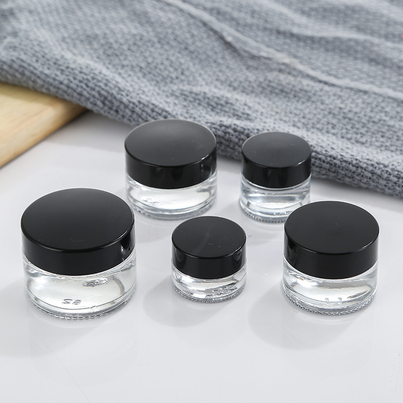 Cheapest Price Airless Pump Cosmetic Packaging- 50ml empty round frosted glass cosmetics cream glass bottles Cui Can Glass detail pictures