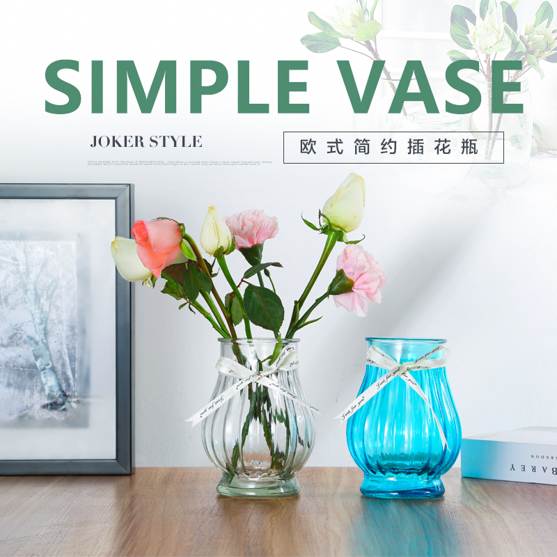 Factory Free sampleFlower Vase With Glass Bottle- Rustic small glass vases of various shapes Cui Can Glass detail pictures