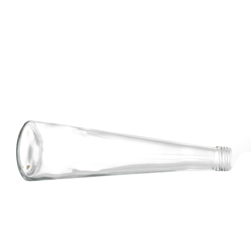 Popular Design for500ml Wine Bottles Wholesale- Round Triangle 250ml 325ml Glass BottlesCui Can Glass detail pictures