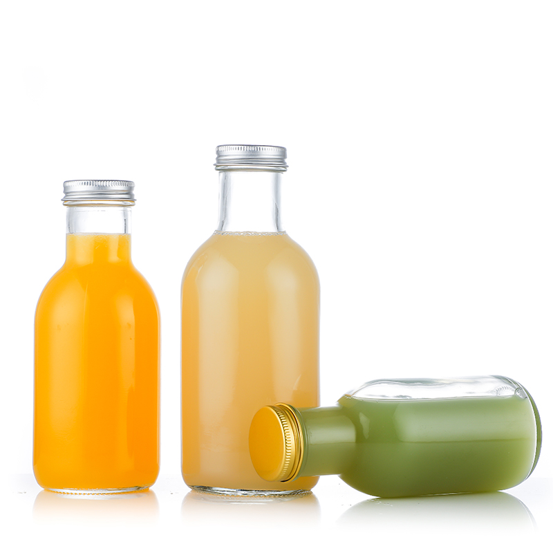 Wholesale 250ML 350ML 500ML  juice bottles with cap