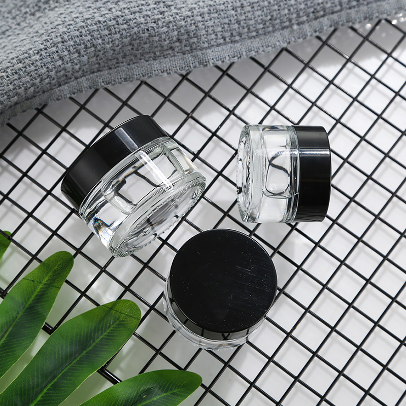 Cheapest Price Airless Pump Cosmetic Packaging- 50ml empty round frosted glass cosmetics cream glass bottles Cui Can Glass detail pictures