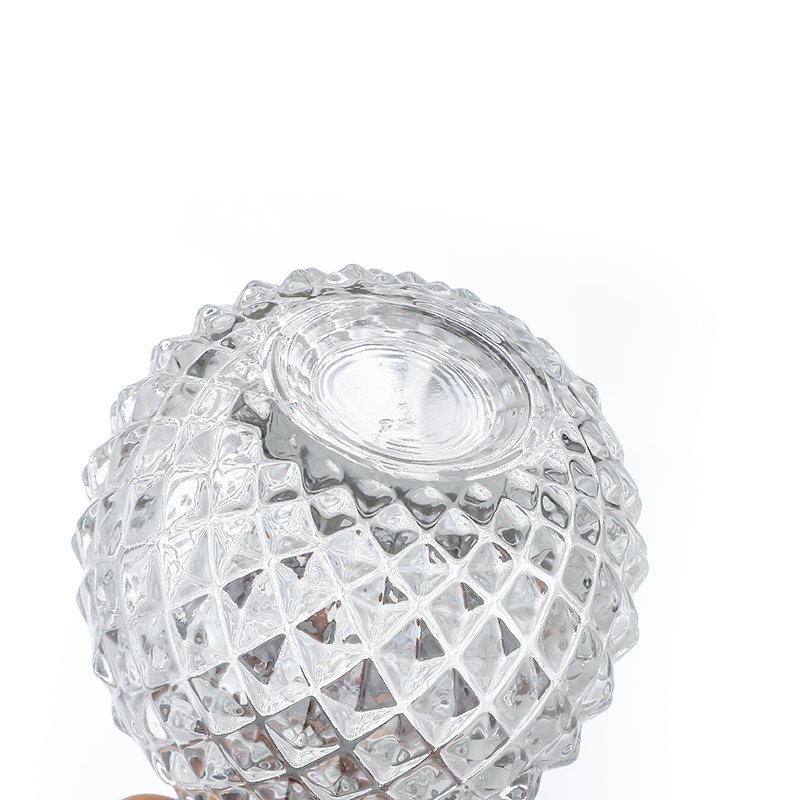 Hot sale Glass Cosmetic Jars Wholesale - round shape empty diffuser bottles wholesale Cui Can Glass detail pictures