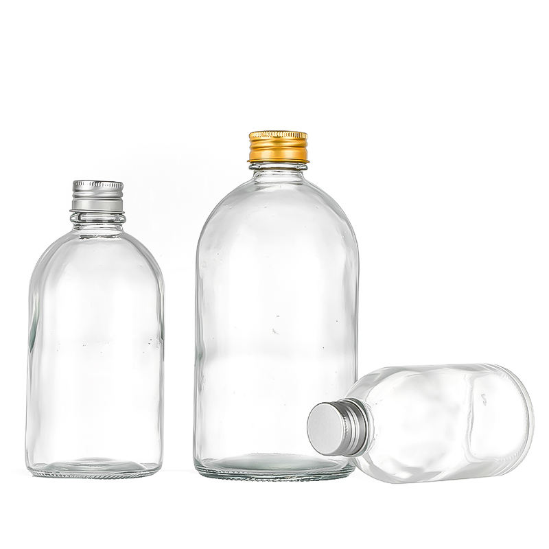 China OEM Empty Juice Bottles Wholesale - Wholesale glass beverage bottle glass juice bottles Cui Can Glass detail pictures
