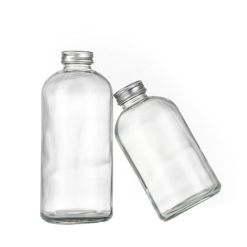 round shape 12 oz glass juice bottles wholesale