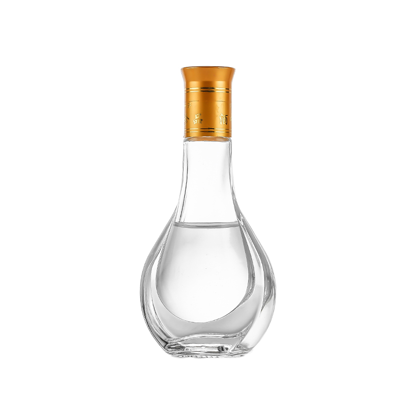 Low MOQ for  Frosted Glass Wine Bottles  - 125ml MINI shape wine glass bottle with cap Cui Can Glass