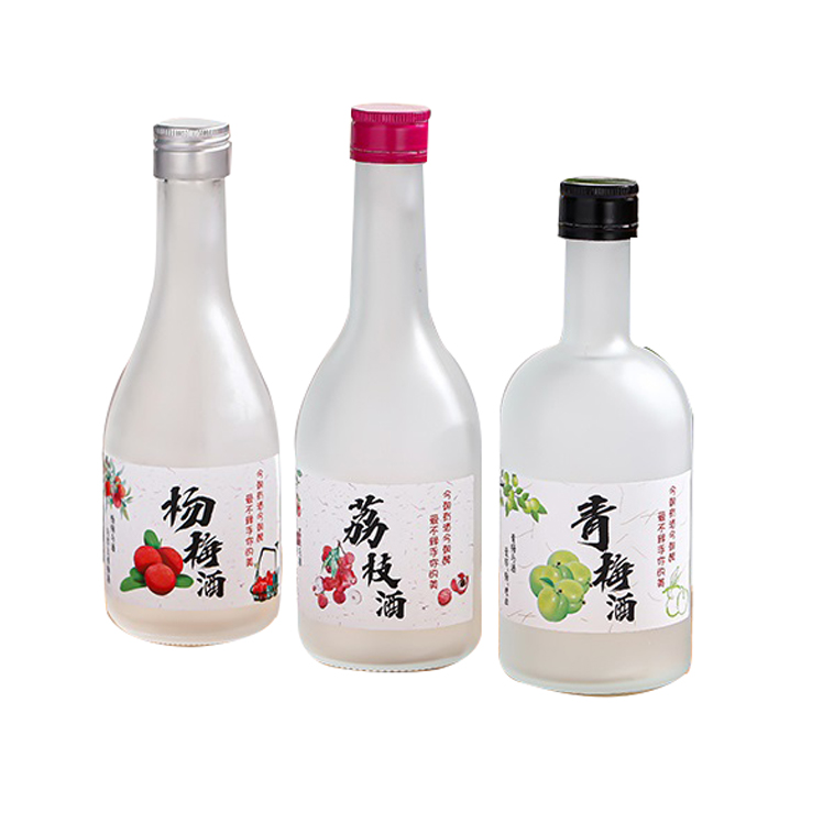 350ml glass fruit wine bottle factory