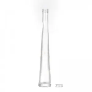 Online Exporter Empty Crystal Skull Vodka Bottle For Sale - Empty liquor beverage wholesale juice bottles Cui Can Glass detail pictures