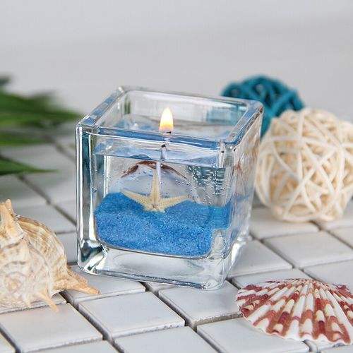 Custom square empty candle jars wholesale