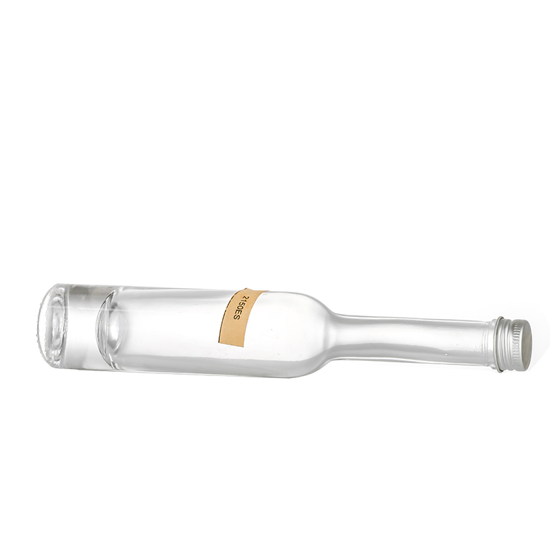 Factory SupplyFermentation Lids- 95ml Liquor Gin Whisky Glass Vodka Spirit Bottle With Wooden Stopper Cui Can Glass detail pictures