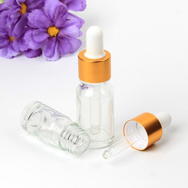 wholesale transparent essential oil glass bottles