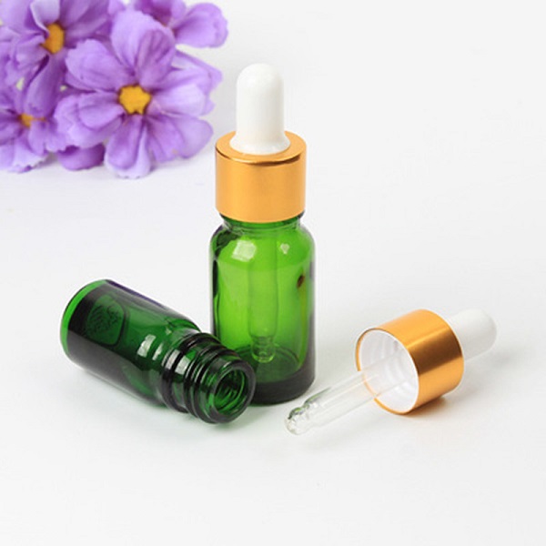 green essential oil glass bottle wholesale