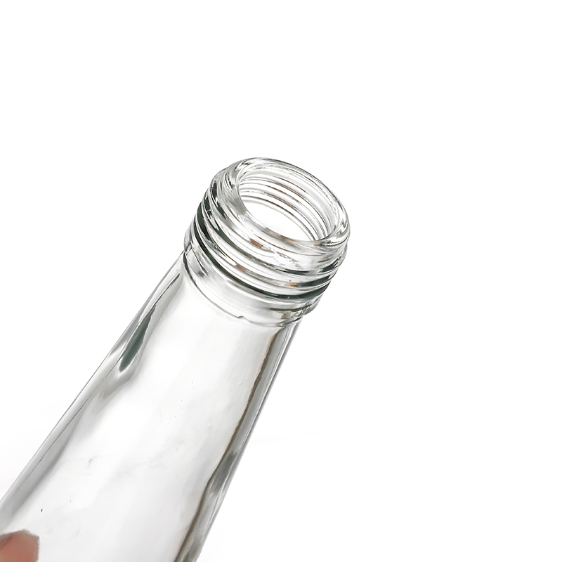 Special Design for Glass Lotion Bottles With Pump Wholesale - conical flask shapecold pressed juice bottles wholesale Cui Can Glass detail pictures