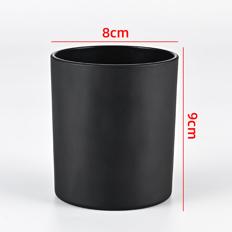 Bottom price Candle Jars Bulk Buy - frosted candle jars wholesale Cui Can Glass detail pictures