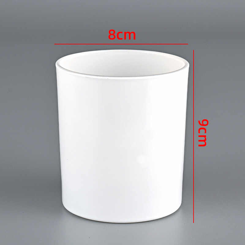 Bottom price Candle Jars Bulk Buy - frosted candle jars wholesale Cui Can Glass detail pictures