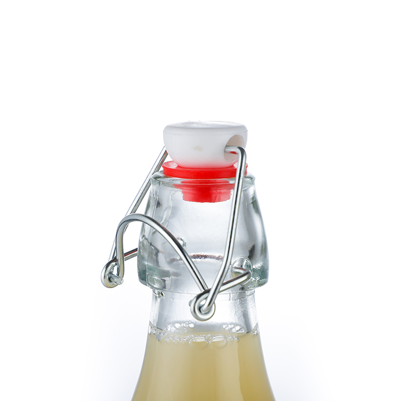 China wholesale Honey Jars Wholesale - 16 oz glass juice bottles wholesale Cui Can Glass detail pictures