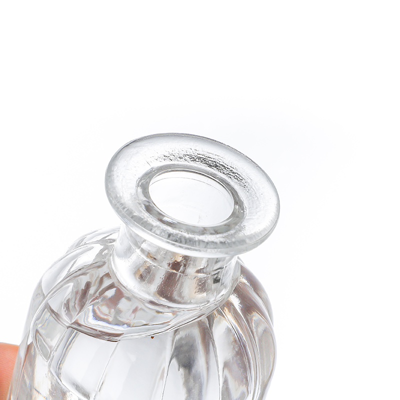 Factory best sellingDouble Wall Cappuccino Cups- 125ml 210ml 239ml Clear Round Glass Diffuser Bottles with Natural Reed Sticks Cui Can Glass detail pictures