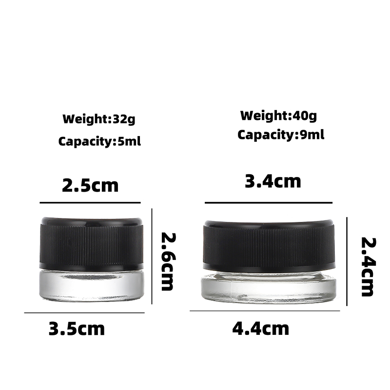 5ML 9ML luxury cosmetic jars wholesale