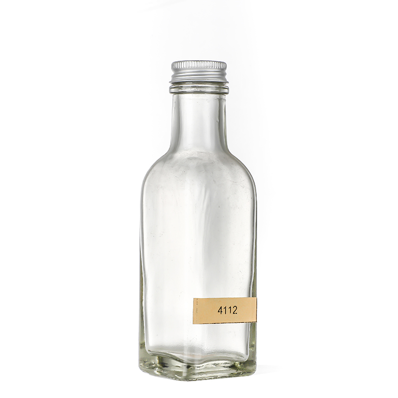 Cheap PriceList forPot Mason 500ml- Wholesale 170ml Kitchen Use Olive Oil Peanut Oil Square Glass Bottle With Aluminum cap Cui Can Glass detail pictures