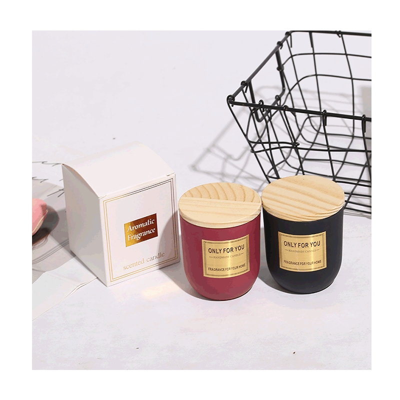 Well-designed Candle Glass Jars With Lids Wholesale - Round candle jars with lids wholesale Cui Can Glass detail pictures