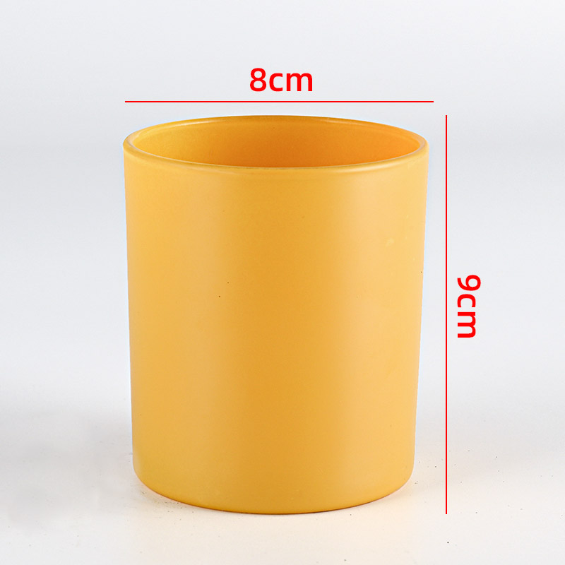 Bottom price Candle Jars Bulk Buy - frosted candle jars wholesale Cui Can Glass detail pictures